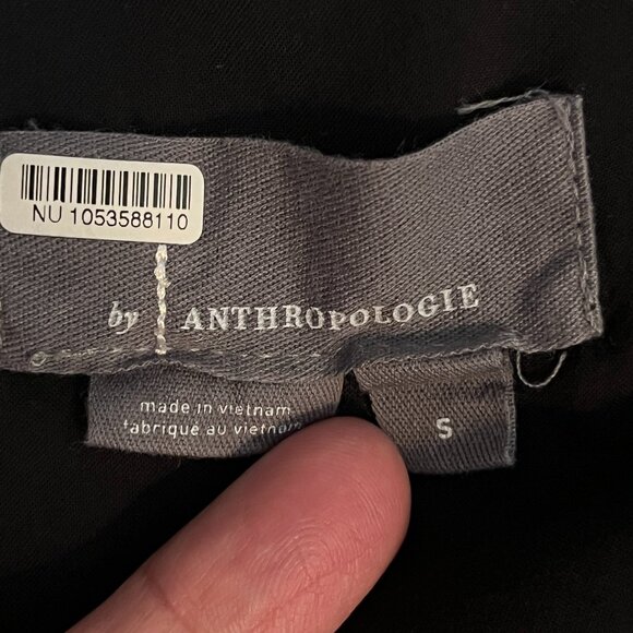 Anthropologie The Somerset Metallic Maxi Dress Size Small Witchy Goth Holiday - Picture 15 of 15